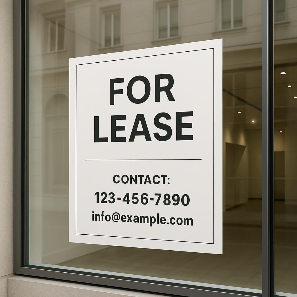 For Lease: Phone and Email